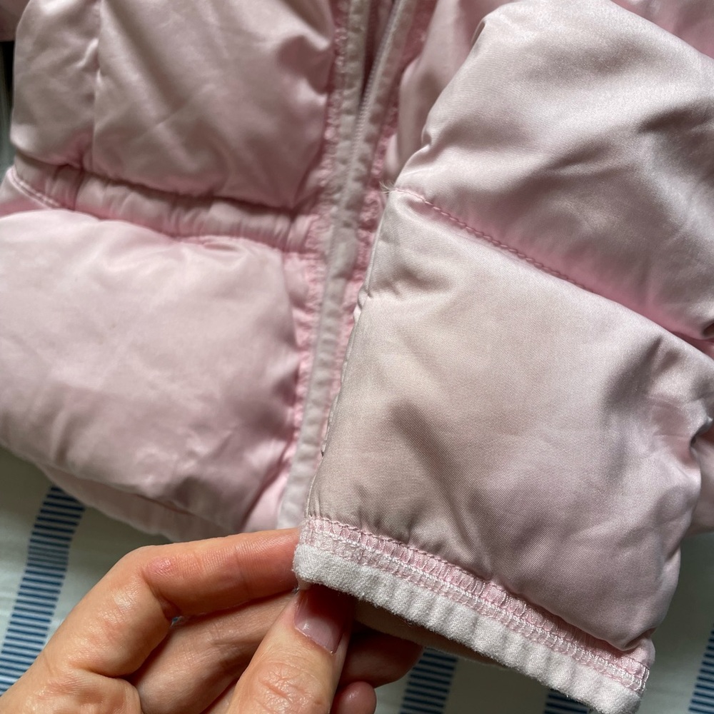 RALPH LAUREN pink baby puffer + hat soft - Picture 7 of 8